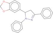 5-(1,3-Benzodioxol-5-yl)-4,5-dihydro-1,3-diphenylpyrazole