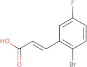 2-Bromo-5-fluorocinnamic acid