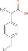 2-(4-(Bromomethyl)phenyl)propionic acid