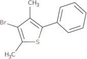 3-Bromo-2,4-dimethyl-5-phenylthiophene