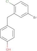 4-[(5-Bromo-2-chlorophenyl)methyl]phenol