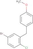 4-Bromo-1-chloro-2-(4-methoxy-benzyl)-benzene