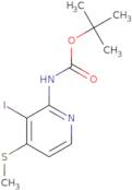 tert-butyl 3-iodo-4-(methylthio)pyridin-2-ylcarbamate