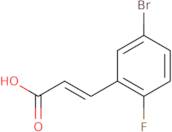 5-Bromo-2-fluorocinnamic acid