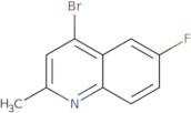 4-Bromo-6-fluoro-2-methylquinoline