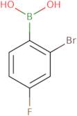 2-BroMo-4-fluorophenylboronic acid