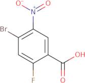 4-Bromo-2-fluoro-5-nitrobenzoic acid