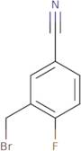 3-(Bromomethyl)-4-fluorobenzonitrile