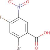 2-Bromo-4-fluoro-5-nitrobenzoic acid