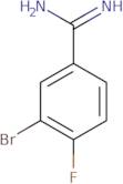 3-Bromo-4-fluorobenzenecarboximidamide
