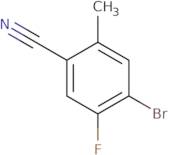 4-bromo-5-fluoro-2-methyl-benzonitrile