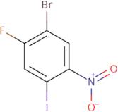 1-BroMo-2-fluoro-4-iodo-5-nitrobenzene