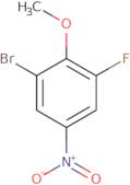 1-Bromo-3-fluoro-2-methoxy-5-nitrobenzene