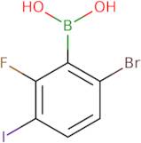 6-BroMo-2-fluoro-3-iodophenylboronic acid