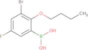 3-Bromo-2-Butoxy-5-Fluorophenylboronic acid