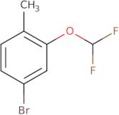 4-Bromo-2-(difluoromethoxy)-1-methylbenzene