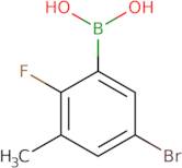 5-Bromo-2-fluoro-3-methylphenylboronic acid