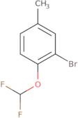 2-Bromo-1-(difluoromethoxy)-4-methylbenzene