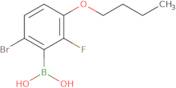 6-BroMo-3-butoxy-2-fluorophenylboronic acid