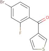 (4-Bromo-2-fluorophenyl)(3-thienyl)methanone