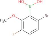 6-Bromo-3-fluoro-2-methoxyphenylboronic acid