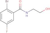 2-Bromo-5-fluoro-N-(2-hydroxyethyl)benzamide