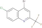 4-Bromo-6-chloro-2-(trifluoromethyl)quinoline