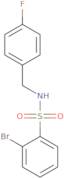 2-Bromo-N-(4-Fluorobenzyl)Benzenesulphonamide