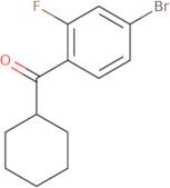 (4-Bromo-2-fluorophenyl)(cyclohexyl)methanone