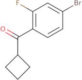 (4-Bromo-2-fluorophenyl)(cyclobutyl)methanone