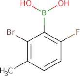 (2-Bromo-6-fluoro-3-methylphenyl)boronic acid