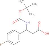 3-(Boc-amino)-3-(4-fluorophenyl)propionic acid