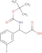 3-N-Boc-amino-3-(3-fluorophenyl)propionic acid