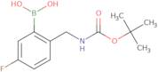 (2-Boc-Aminomethyl-5-Fluorophenyl)Boronic Acid