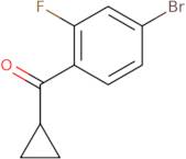 (4-Bromo-2-fluorophenyl)(cyclopropyl)methanone