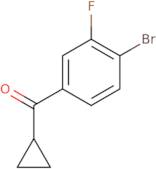 (4-Bromo-3-fluorophenyl)(cyclopropyl)methanone