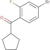 (4-Bromo-2-fluorophenyl)(cyclopentyl)methanone