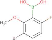 (3-Bromo-6-fluoro-2-methoxyphenyl)boronic acid