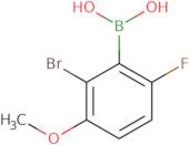 (2-Bromo-6-fluoro-3-methoxyphenyl)boronic acid