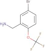 5-Bromo-2-(trifluoromethoxy)benzenemethanamine