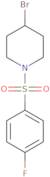 4-Bromo-1-[(4-fluorophenyl)sulfonyl]piperidine