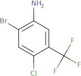 2-Bromo-4-chloro-5-(trifluoromethyl)benzenamine
