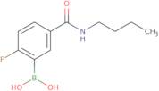 [5-(Butylcarbamoyl)-2-fluorophenyl]boronic acid