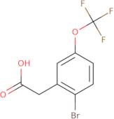 [2-Bromo-5-(trifluoromethoxy)phenyl]acetic acid