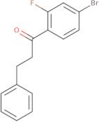 1-(4-Bromo-2-fluorophenyl)-3-phenyl-1-propanone