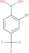 [2-Bromo-4-(trifluoromethyl)phenyl]boronic acid