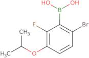 6-BroMo-2-fluoro-3-isopropoxyphenylboronic acid