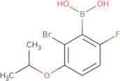 2-BroMo-6-fluoro-3-isopropoxyphenylboronic acid