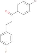 1-(4-Bromophenyl)-3-(4-fluorophenyl)-1-propanone