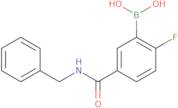 [5-(Benzylcarbamoyl)-2-fluorophenyl]boronic acid